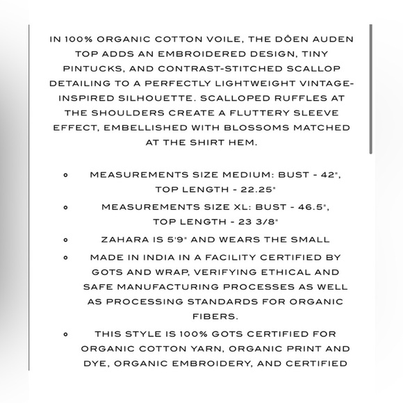 Doen Auden Blouse in Hyacinth - Picture 10 of 10